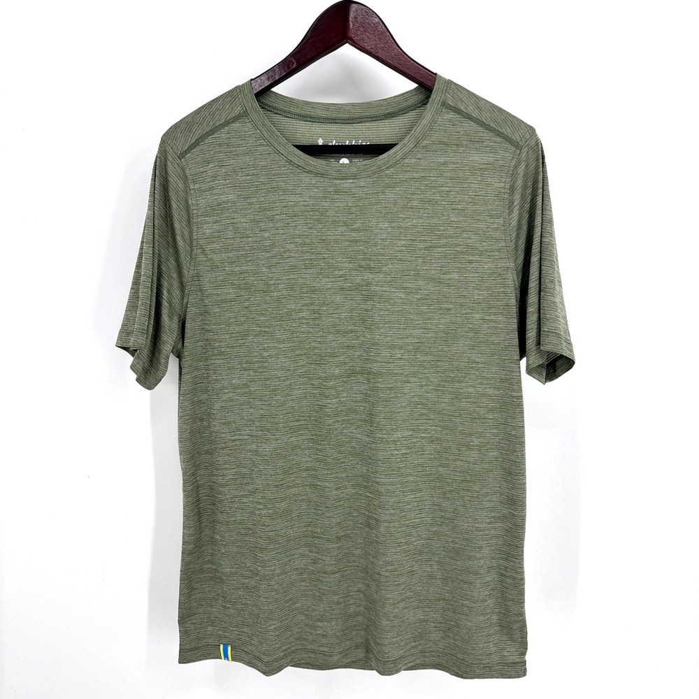 Chubbies Shirt Mens Large Green Short Sleeve Sport Tee Athletic Performance